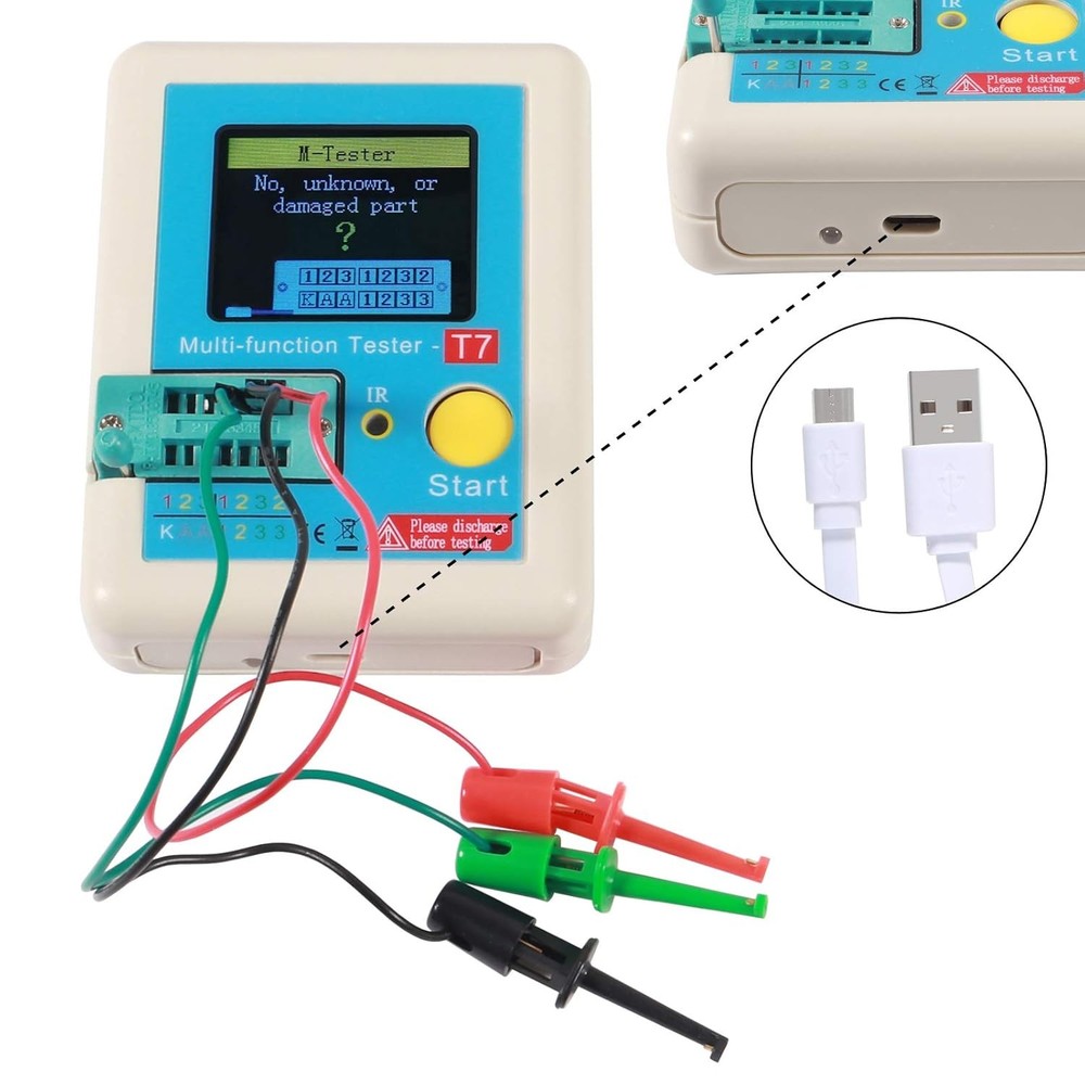 Transistor Tester LCR ESR Meter Diode Capacitance