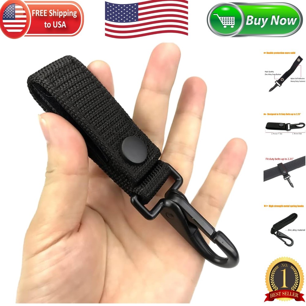 2 Pack Key Holder with MOLLE Strap for 2" & 2.25" Duty Belts - Secure & Reliable