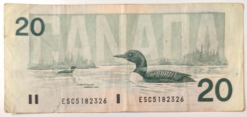Canada-Twenty Dollar Banknote-1991