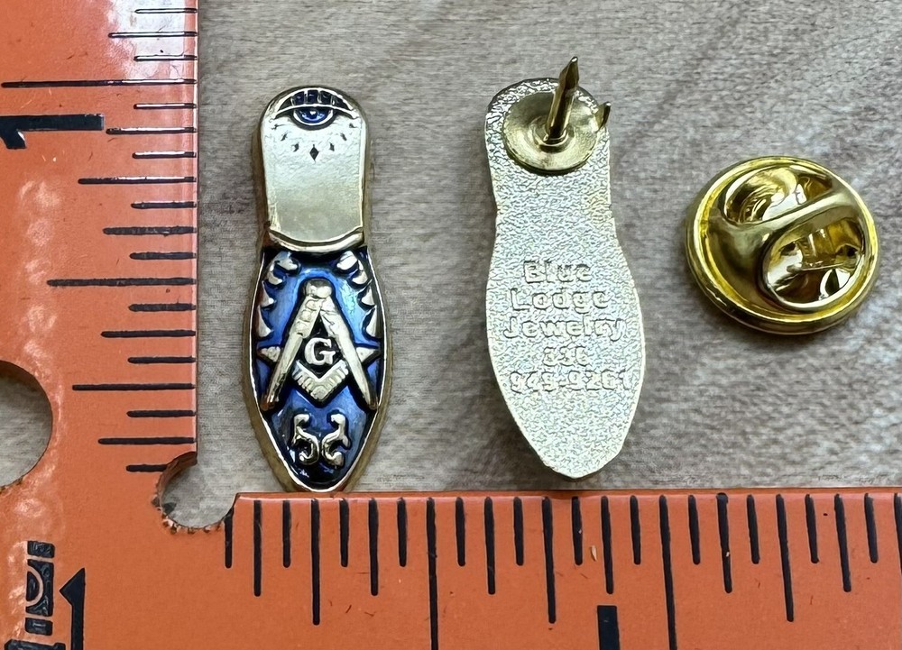 100 Masonic Slipper Pins For Widows, Wives and Daughters
