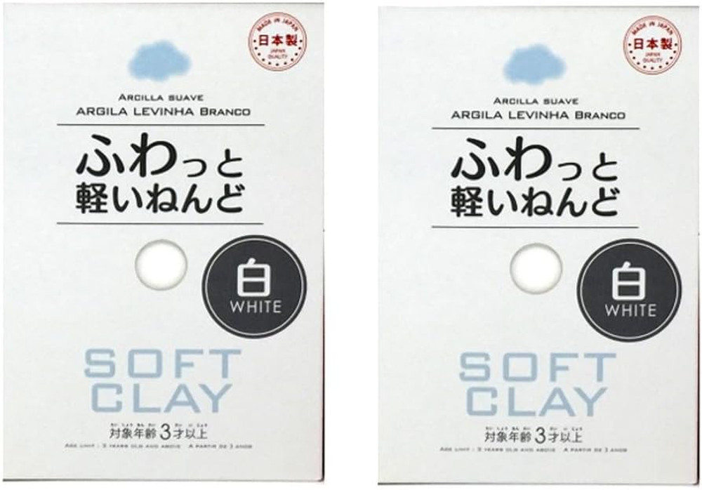 Soft Clay (2 Set, White)
