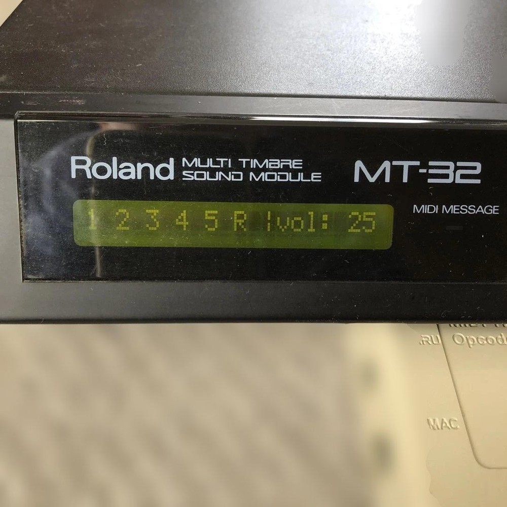 Roland MT-32 & Opcode MIDI Translator II Used Synth Module Japan Gift