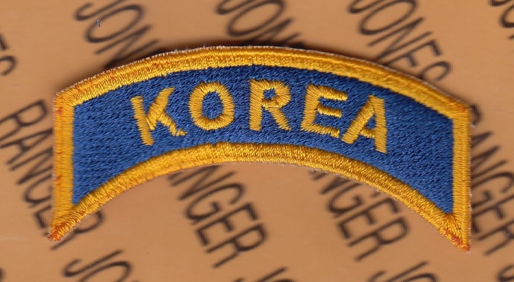 USAF 5th Air Force KOREA 2.75" tab arc patch c/e