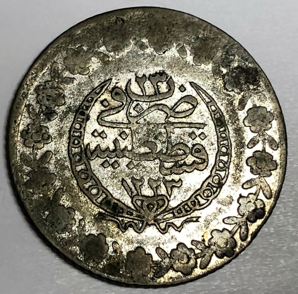 # C2800 TURKEY COIN, FIVE KURUSH 1810, I think