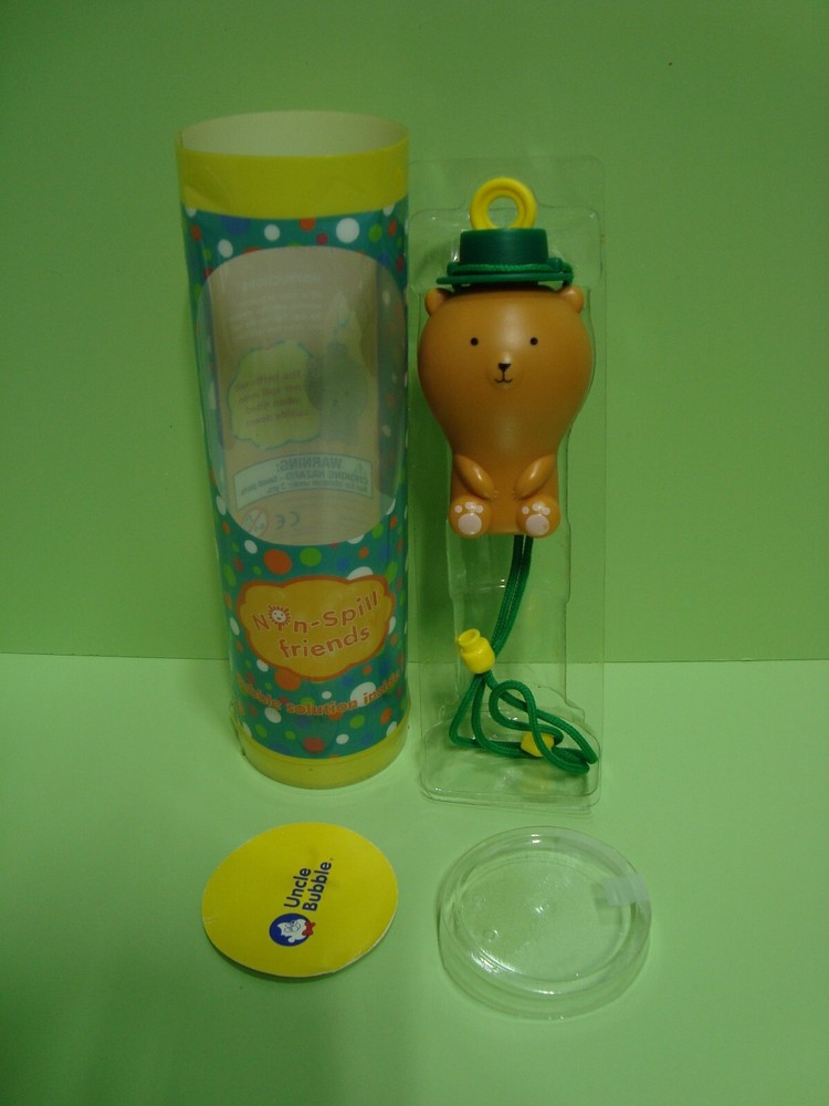 Uncle Bubble Non- Spill Friends Brown Bear  No Solution