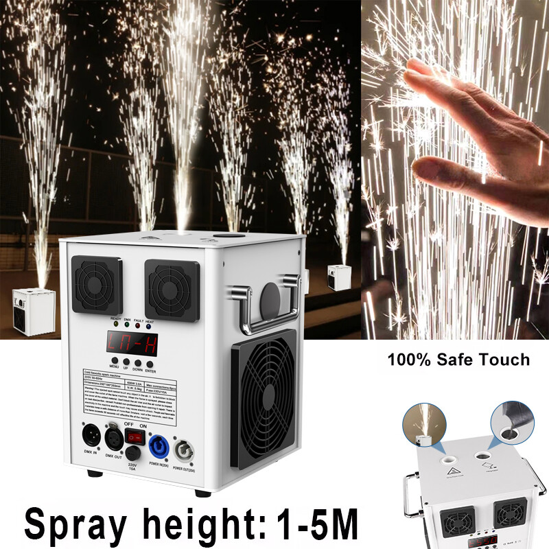 700W Cold Spark Firework Machine Stage Control Effect DMX512 Machine Disco Party