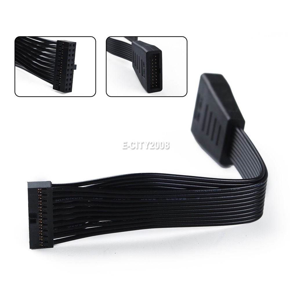 USB 3.0 19/20 Pin Internal Extension Header Adapter Cable for PC Motherboard