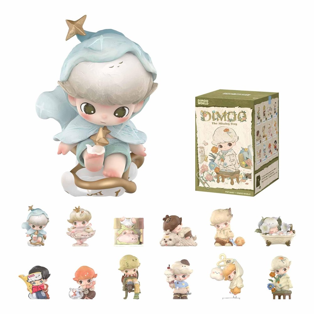 POP MART DIMOO Single Box, Dimoo the Missing Day Series Figures-single Box