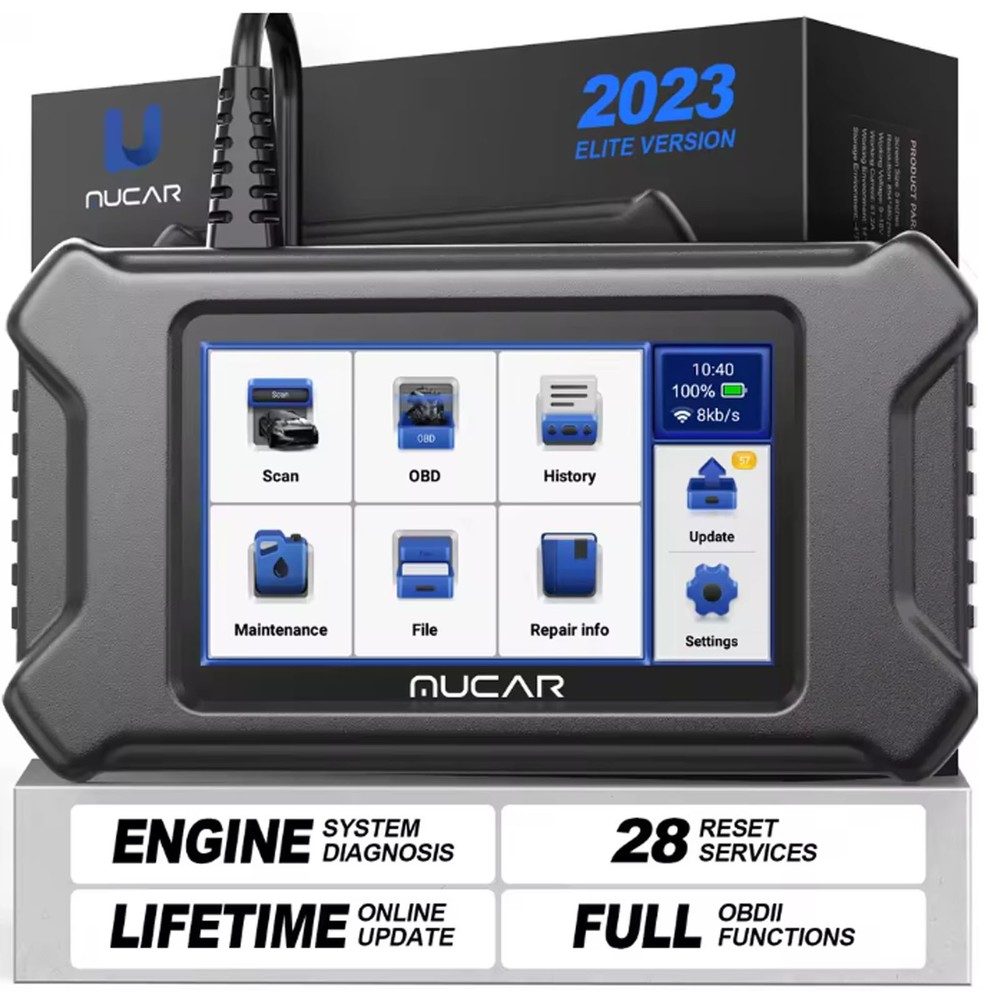 USED MUCAR CS90 ECM Systems Auto Diagnostics Scanner Code Read+28 Reset LifeFree