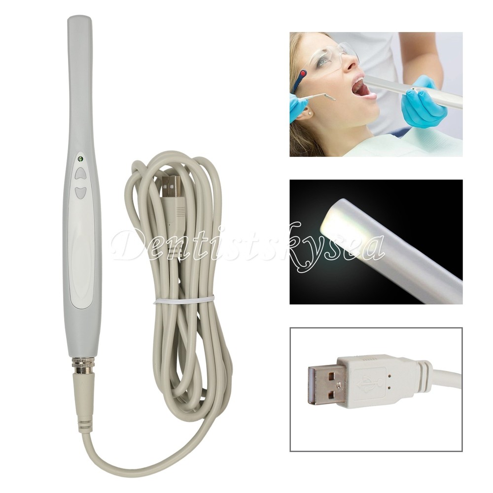 Dental Intra Oral 3D Scanner with Software Real Color Imaging Scanner HD Camera