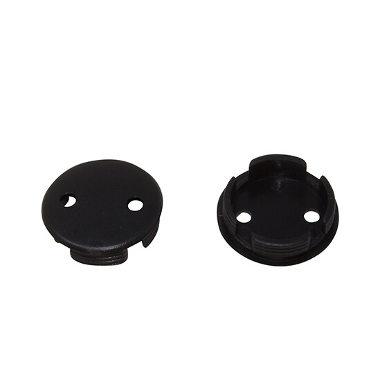 2 PRO+ BICYCLE PLASTIC CRANK DUST CAP BLACK