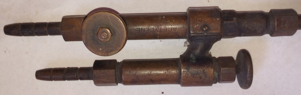 Vintage Everready Cutting Torch Head With Brazing Tip