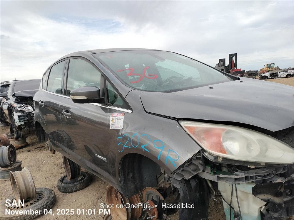 RIGHT GRY ROCKER PANEL MOULDING OEM 2015 FORD C-MAX