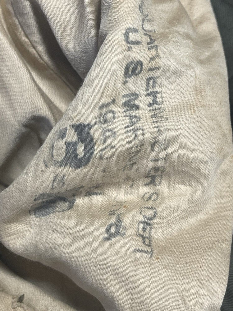 WW2 USMC Four Pocket Jacket SSG Rank Named
