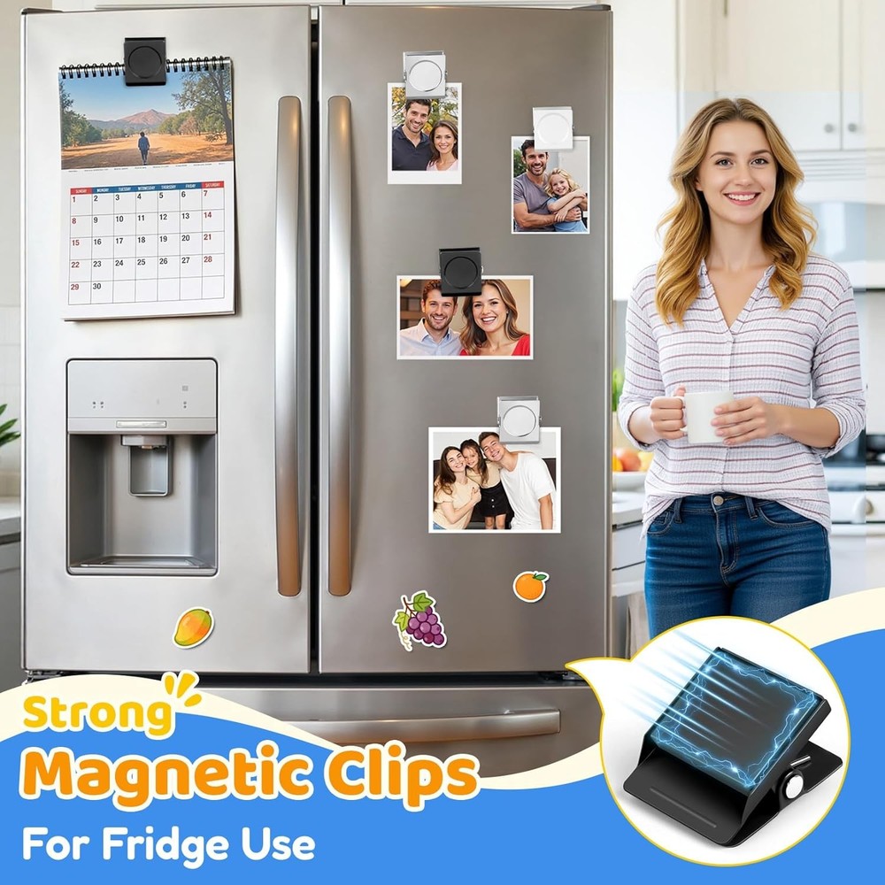 Magnetic Clips for Refrigerator Strong Scratch Free