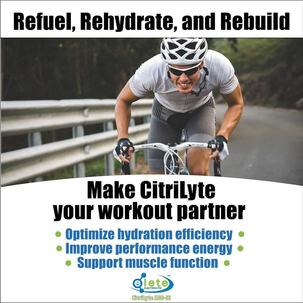 elete CitriLyte 24.6 mL Hydration Drops - Portable Lemon Electrolyte Solution
