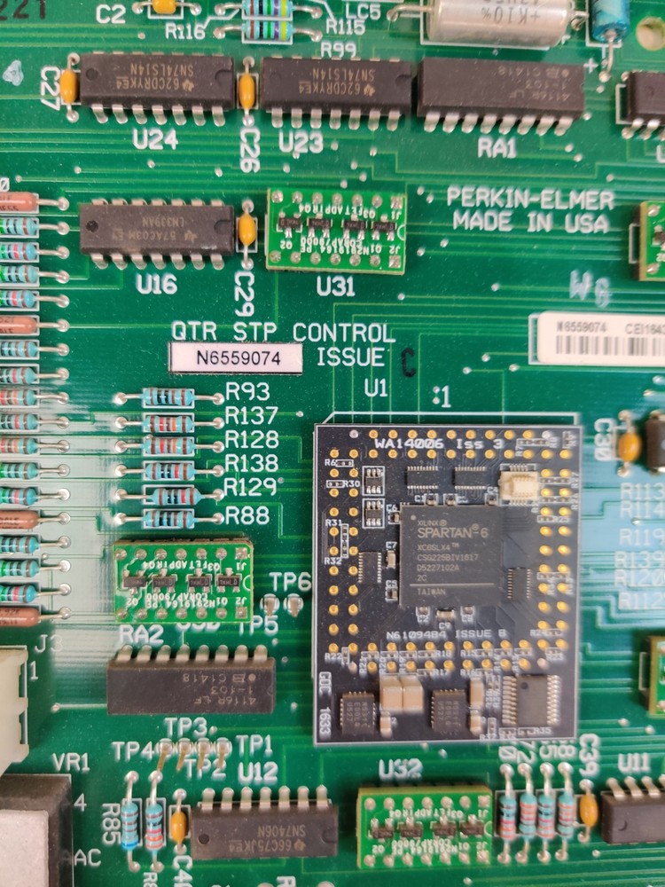 PerkinElmer Clarus GC N6559074 rev C QTR Step Controller Board PCB