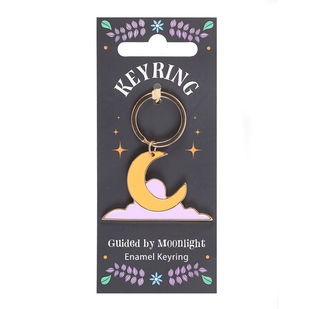 PT Pacific Trading "Guided by Moonlight" Enamel Keyring