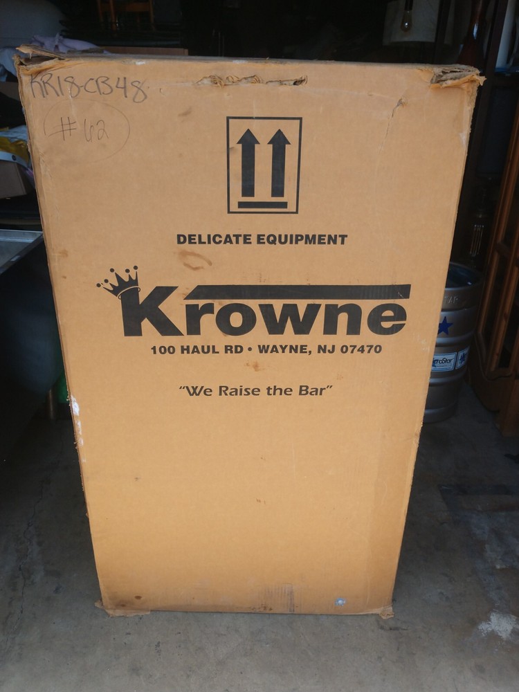 KROWNE KR18-CB48 UNDERBAR CHILL MASTER BEER BIN- New/In Box