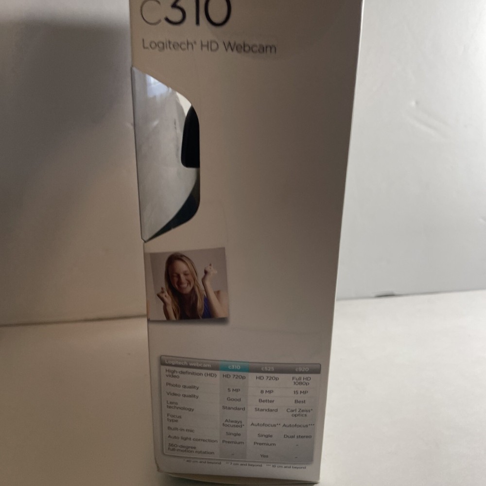 Logitech C310 HD Webcam Essential HD 720p 30FPS Video Calling