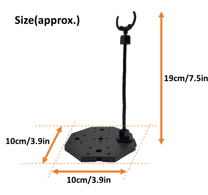 Action Figure Base Adjustable Connectable Display Stand Doll Support JPseller