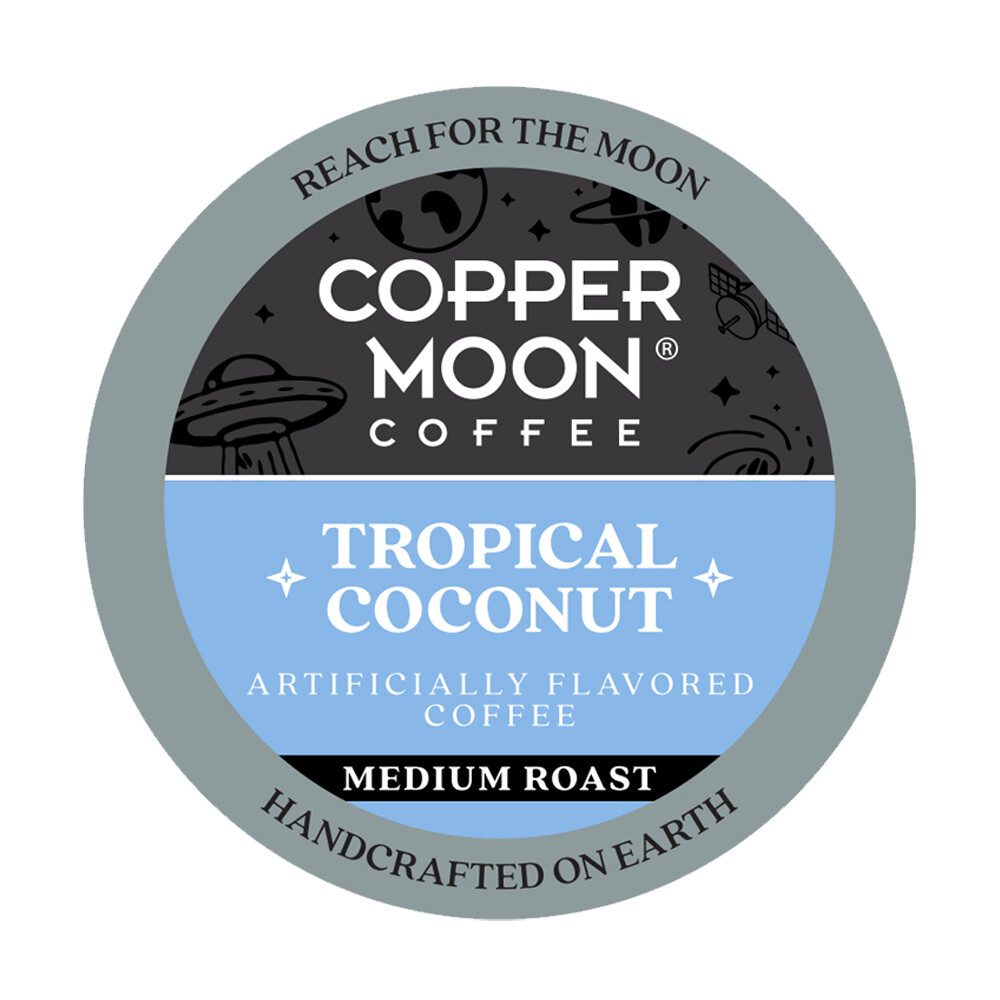 COPPER MOON COFFEE K CUPS, TROPICAL COCONUT, 72 CT.