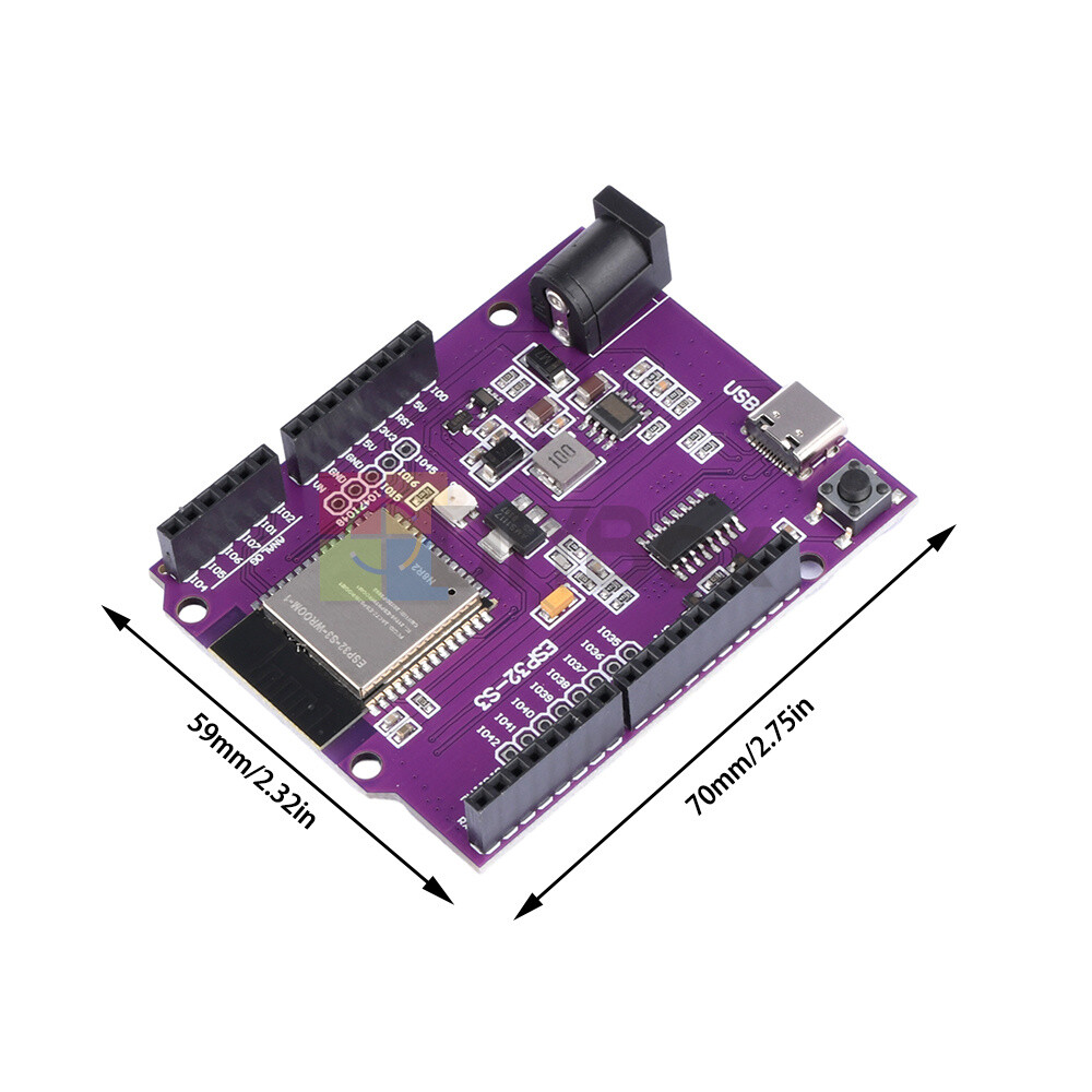 ESP32-S3-WROOM-1-N8R2 N16R8 Module ESP32-S3 UNO Development Board For DevKitC-1