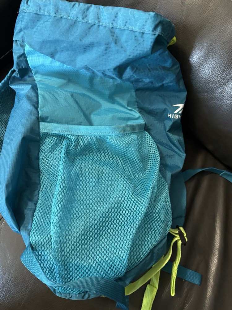 High Sierra Backpack Teal Lightweight Hiking