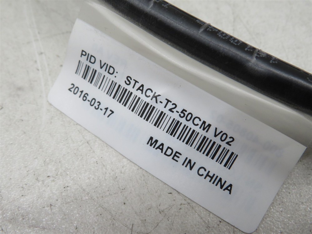 Open Box Genuine Cisco STACK-T2-50CM Stackwise Stacking Cable 50CM