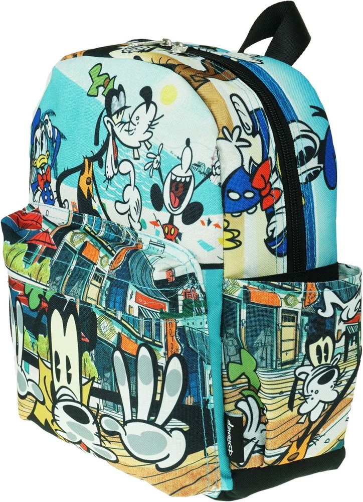 Small Backpack Deluxe - Disney - Oversize Print 12" Goofy A21377