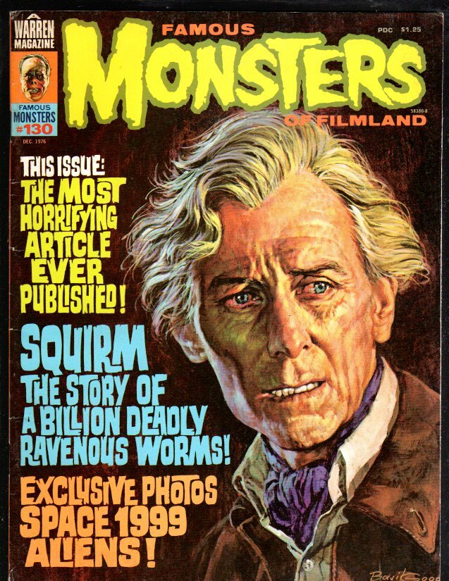 FAMOUS MONSTERS #130 VG+  (SQUIRM) WARREN