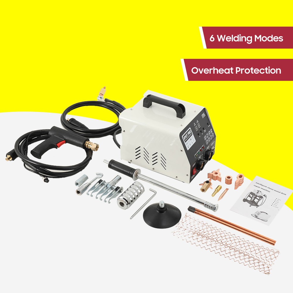 Stud Welder Dent Repair Kit Spot Welding Dent Puller Machine with 7 Modes