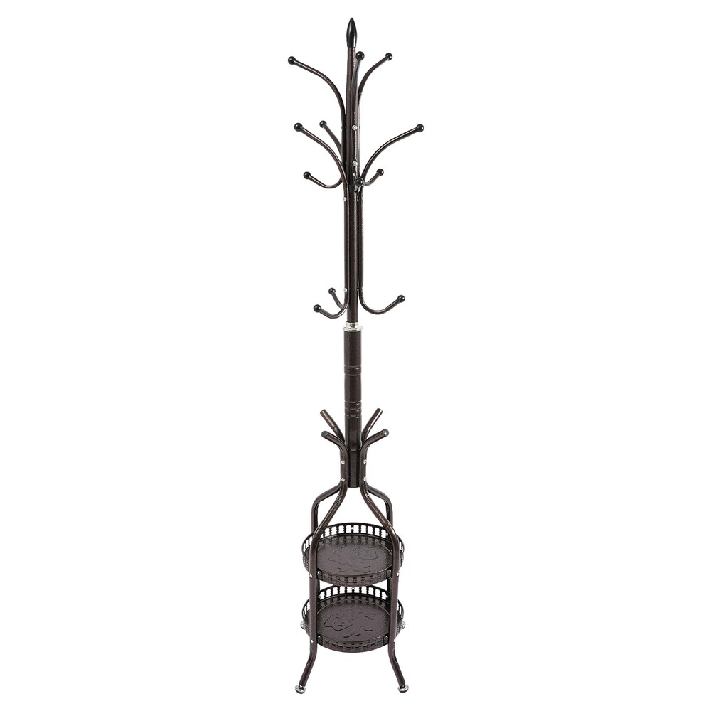 Coat Rack Stand Hat Bag Stand Coat Hanger Stand Sturdy High Space Utilization