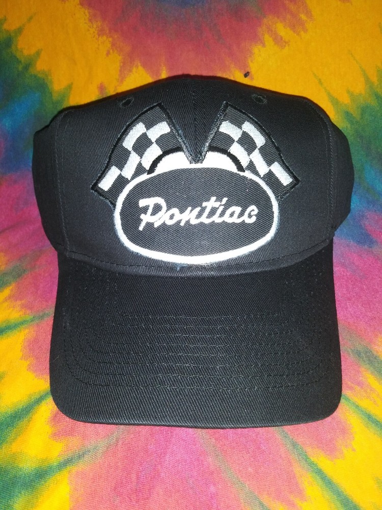 Pontiac Crossed Racing Flags Hat