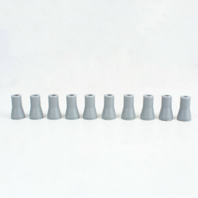 10Pcs Dental Weak Suction Saliva Ejector Rubber Snap Tip Adapter Replacement