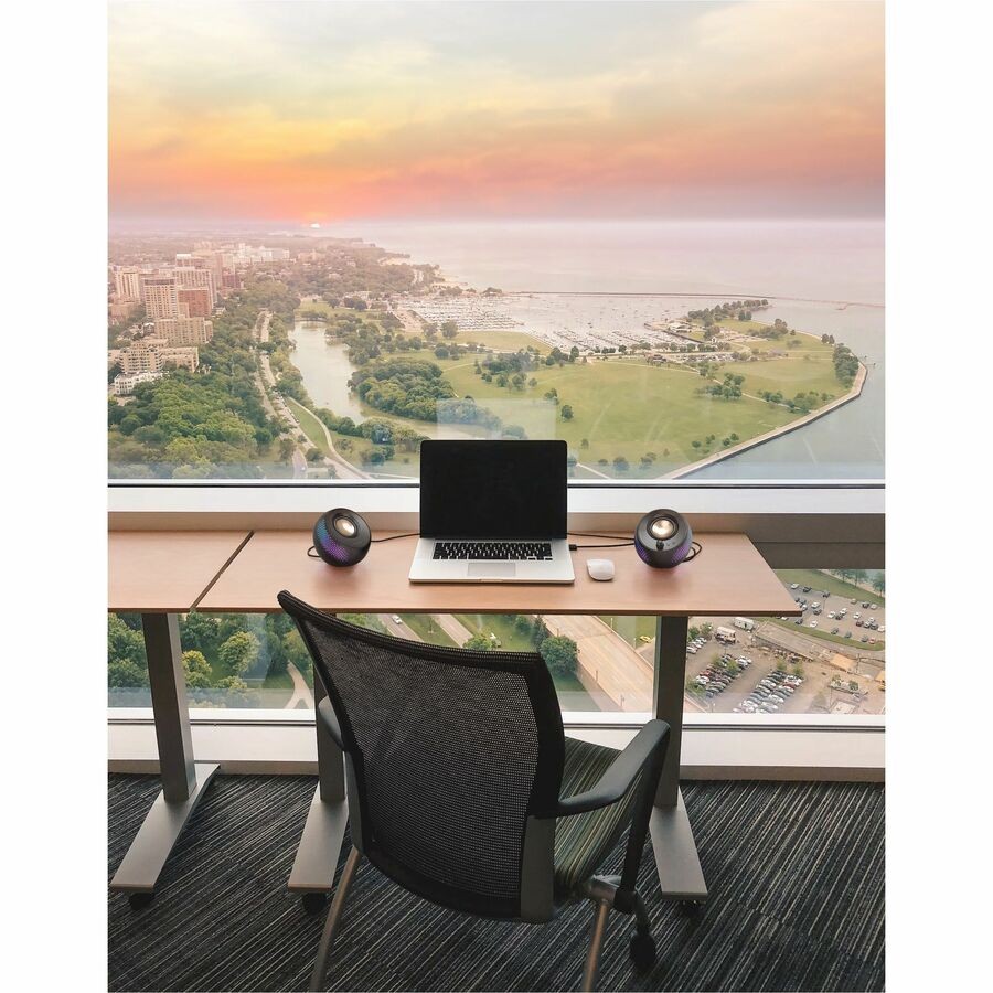 Creative Pebble X 2.0 Bluetooth Speaker System - 15 W RMS - Black