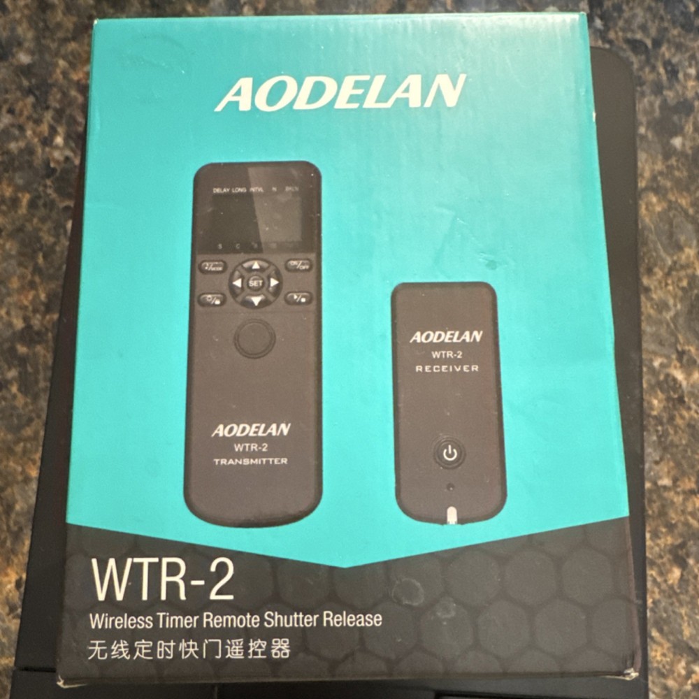 AODELAN WTR-2 Wireless Timer Remote Shutter Release for Cameras