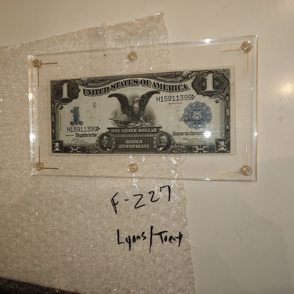 2-1899 Black Eagle Silver Certificate One Dollar