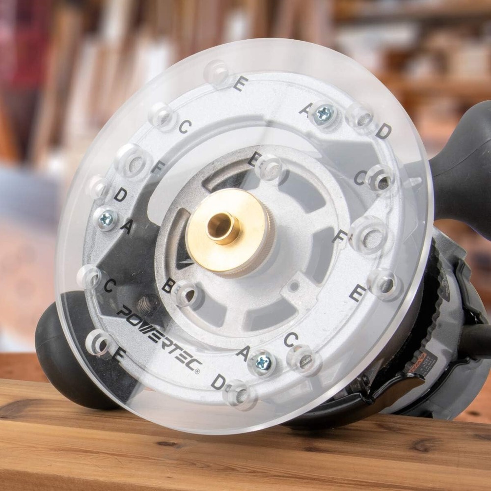 5/8" Solid Brass Short Shank Router Template Guide Bushing and Lock Nut 71166