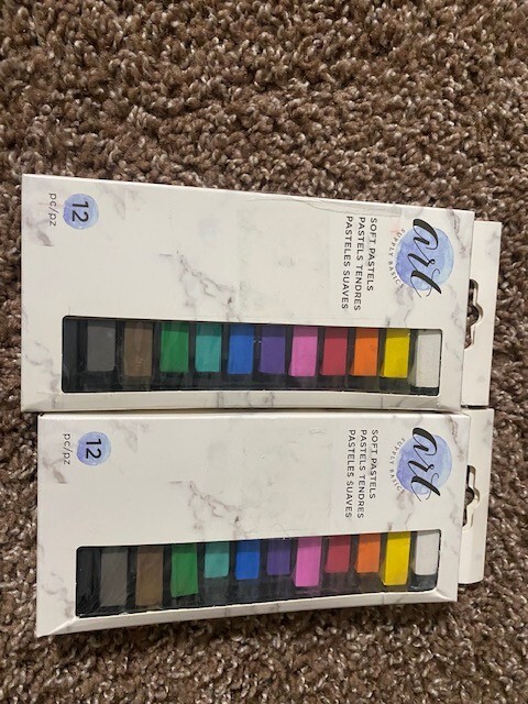 art supply soft postel 12 pc (2pack)