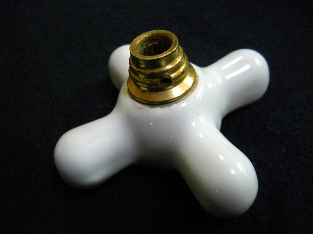 Vintage Porcelain Cold Water Knob