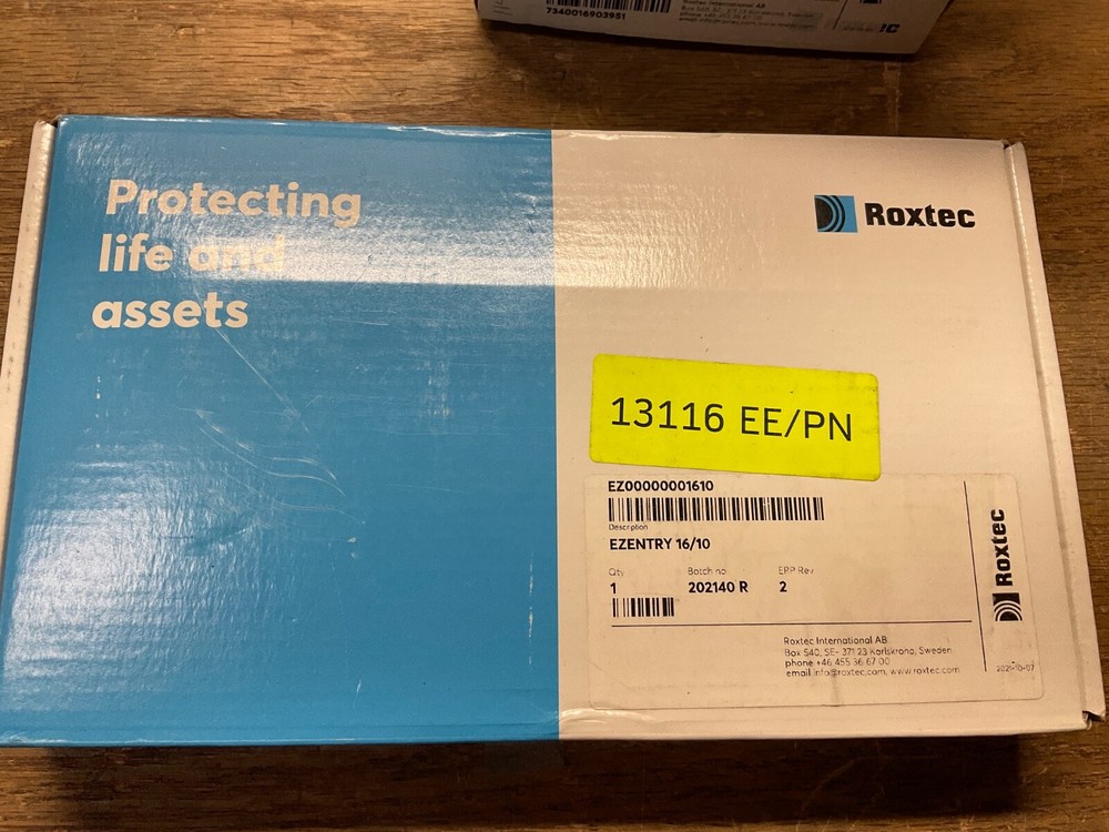 NEW EZ00000001610 Roxtec Cable Entries, EzEntry Series EZENTRY 16/10