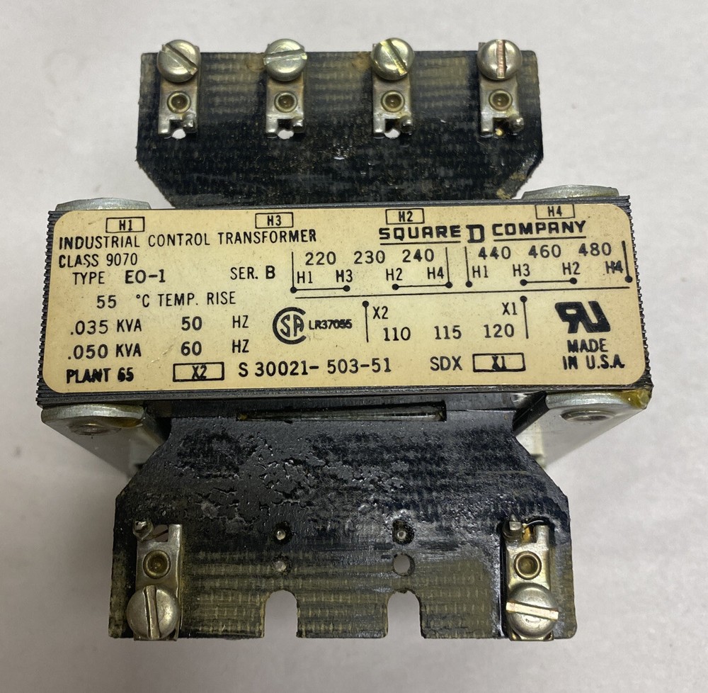 Square D,9070E01,Industrial Control Transformer NOS