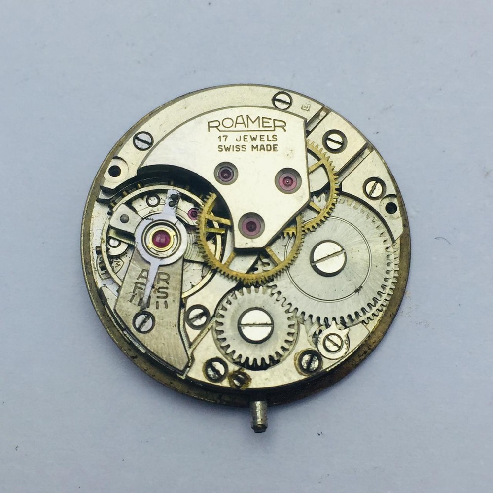 Roamer MST-371 Manual Winding Working Watch Movement (Need Service)