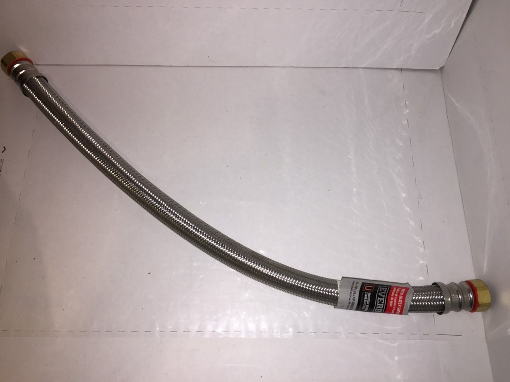 Everbilt 1000 047 565 3/4" FIP x 3/4" FIP x 1' Stainless Steel Corrugated Water