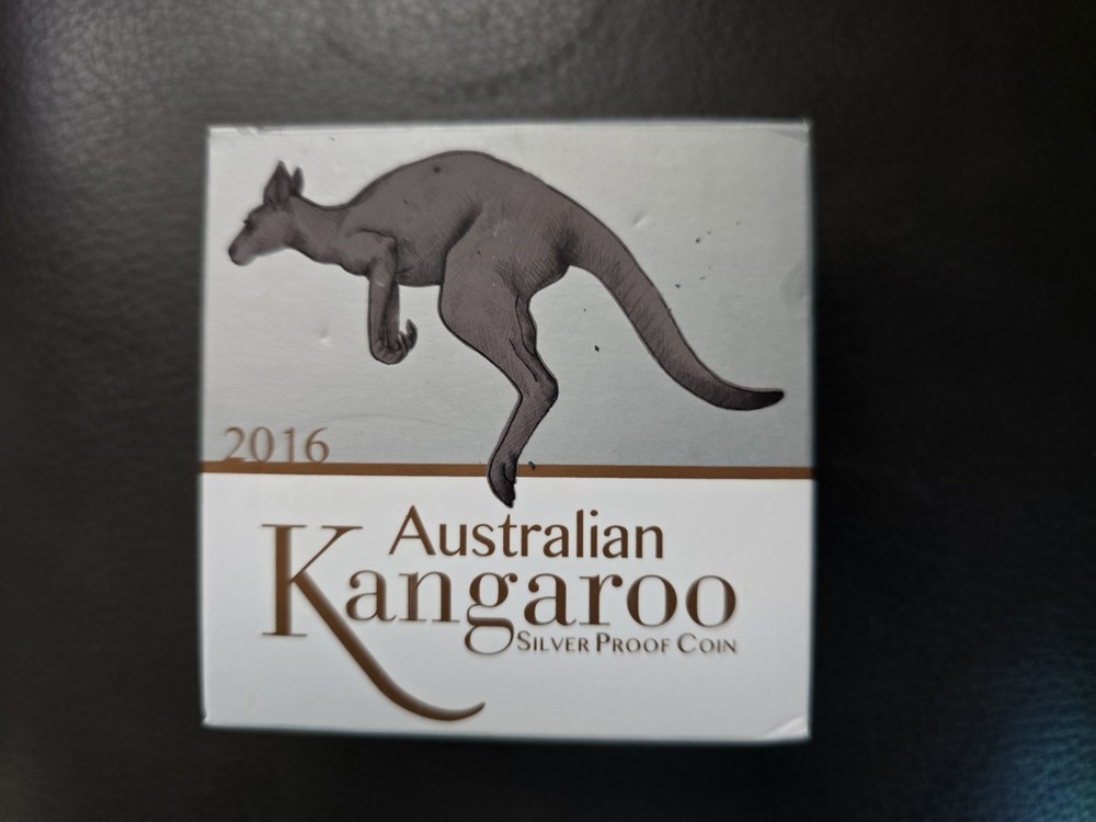 2016 1/4oz Silver Proof Australian Kangaroo Coin.