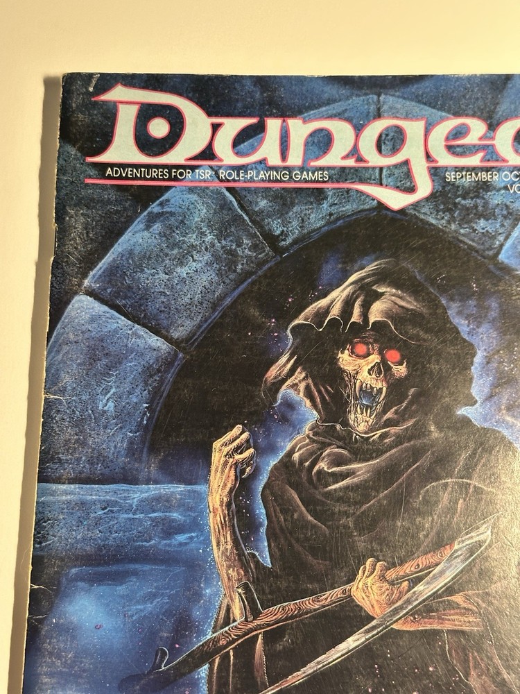 TSR- Dungeon Magazine Issue #19 September/October 1989 D&D