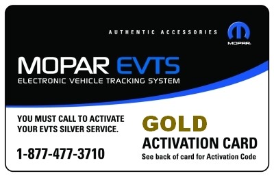 Genuine Mopar EVTS Gold Package 82212613