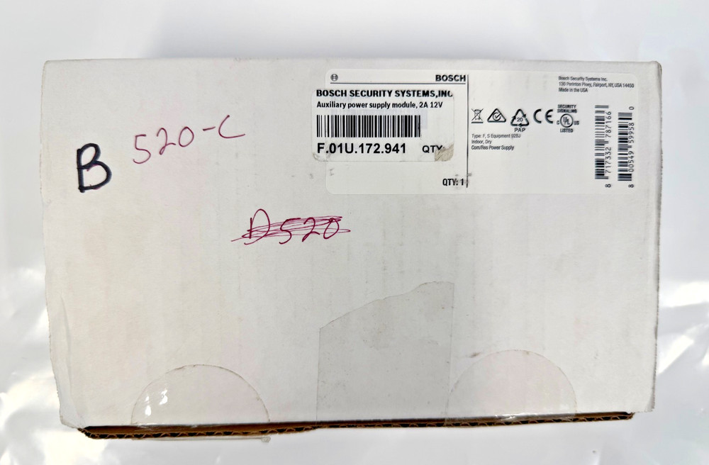 Bosch B520 Auxiliary Power Supply Module 2A 12V