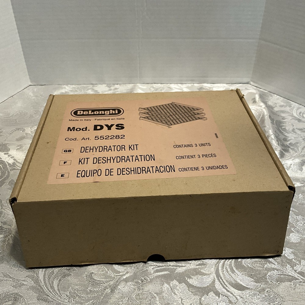DeLonghi Dehydrator Replacement Racks (3) Cod. Art. 552282 Mod. DYS
